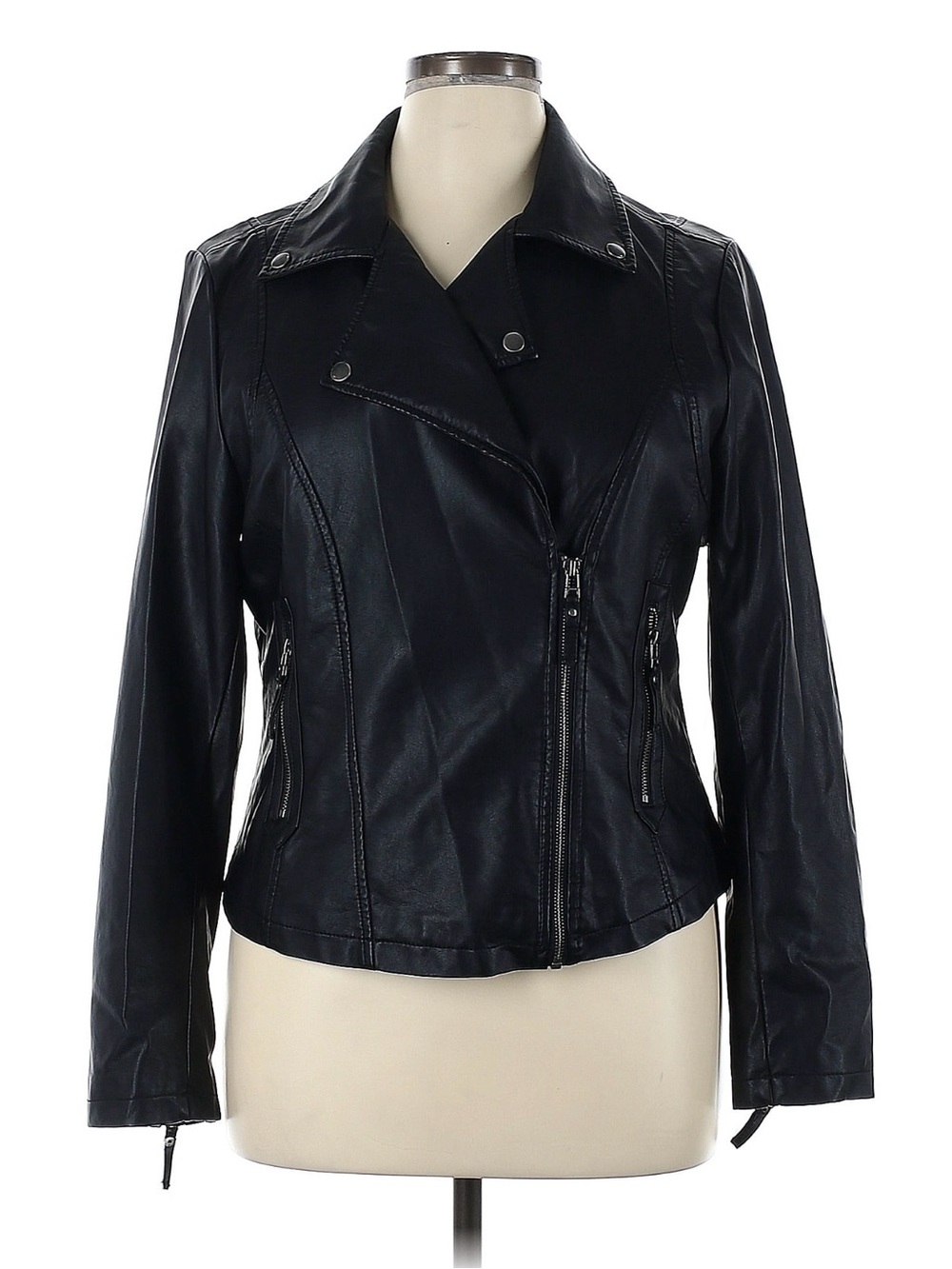 Max Studio Faux Leather Jacket